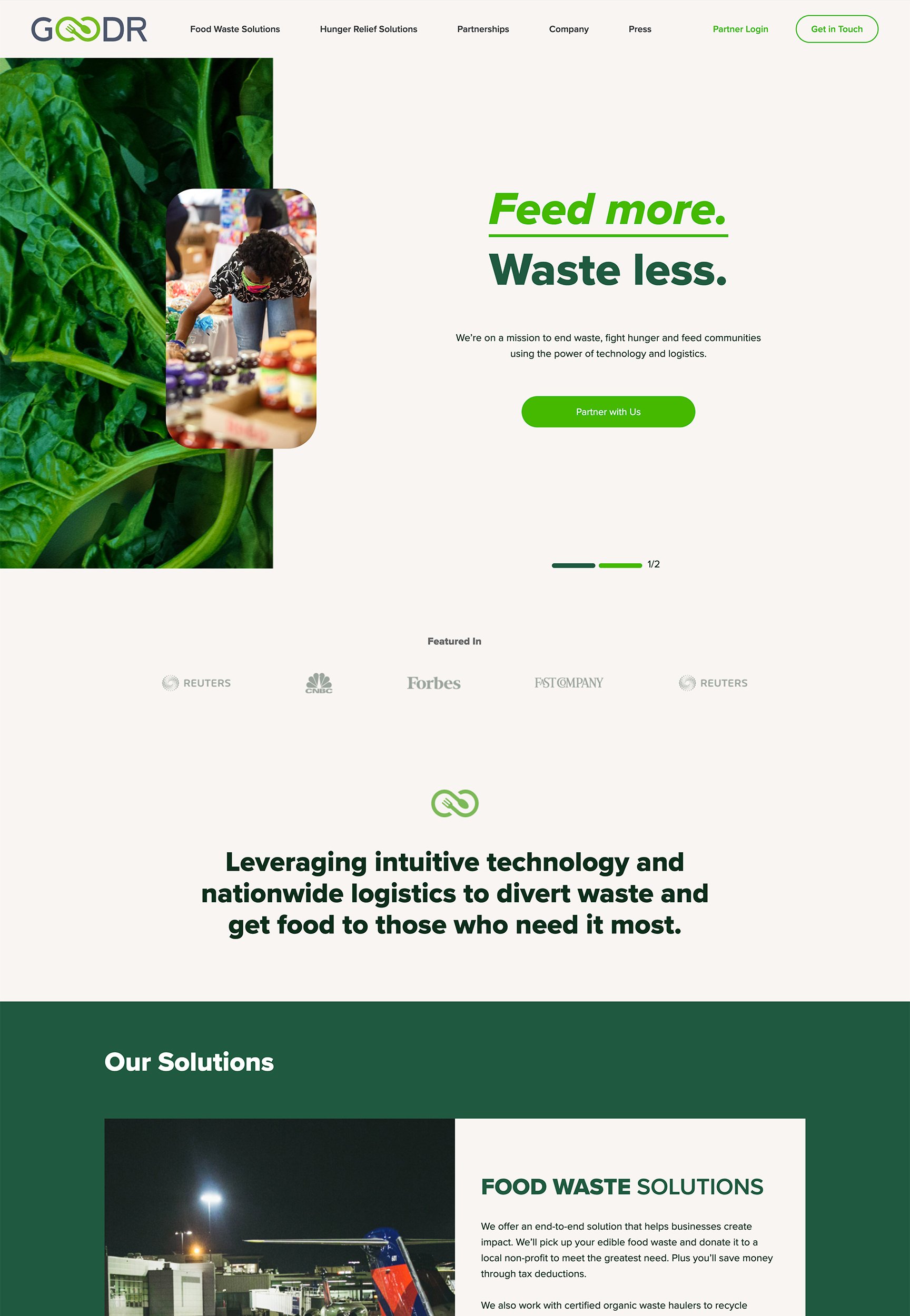 Goodr Website Screenshot