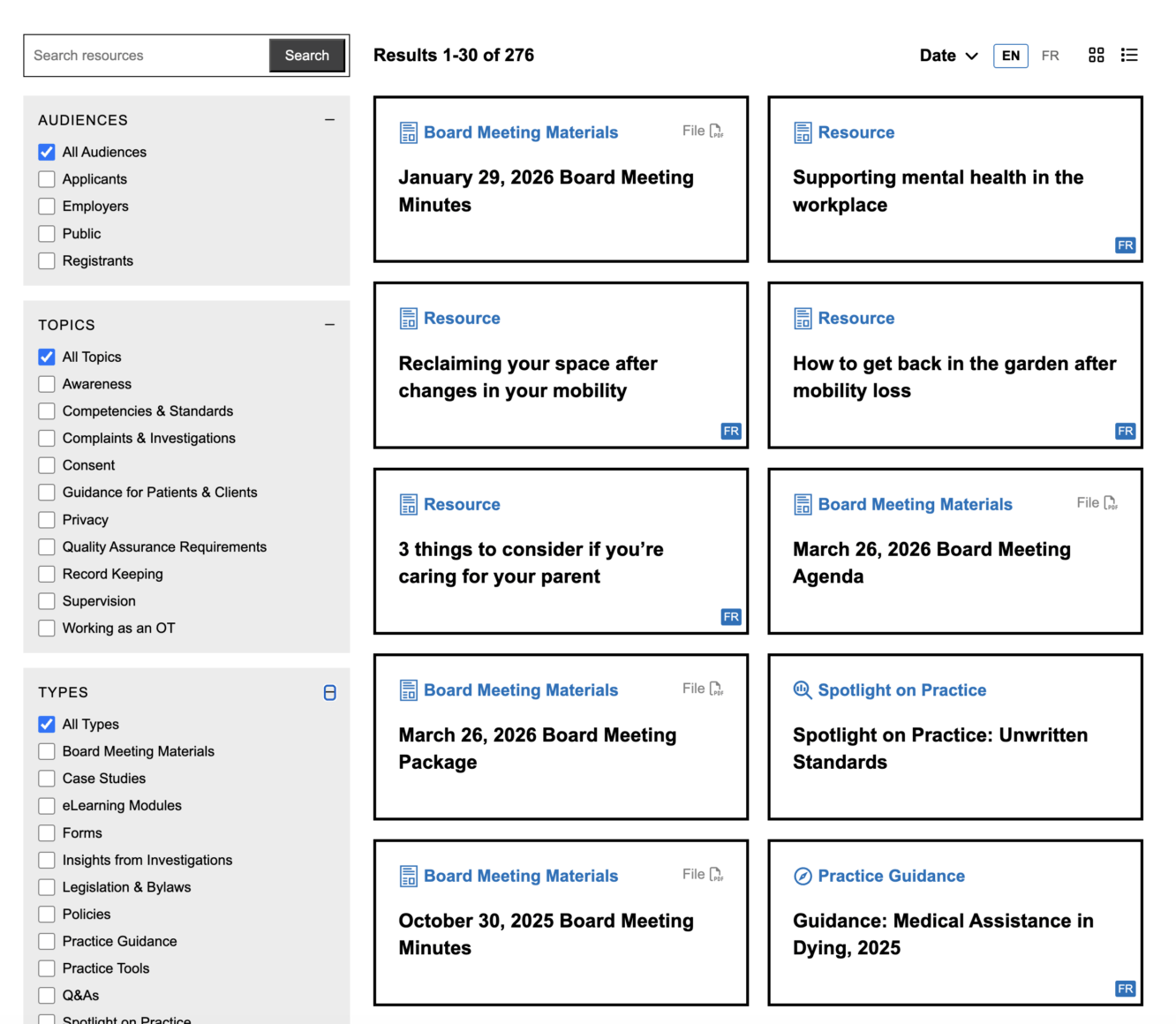 COTO Resource Library
