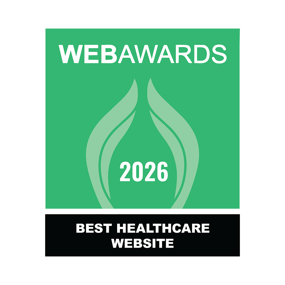 2026 WebAward for Best Health Care Website