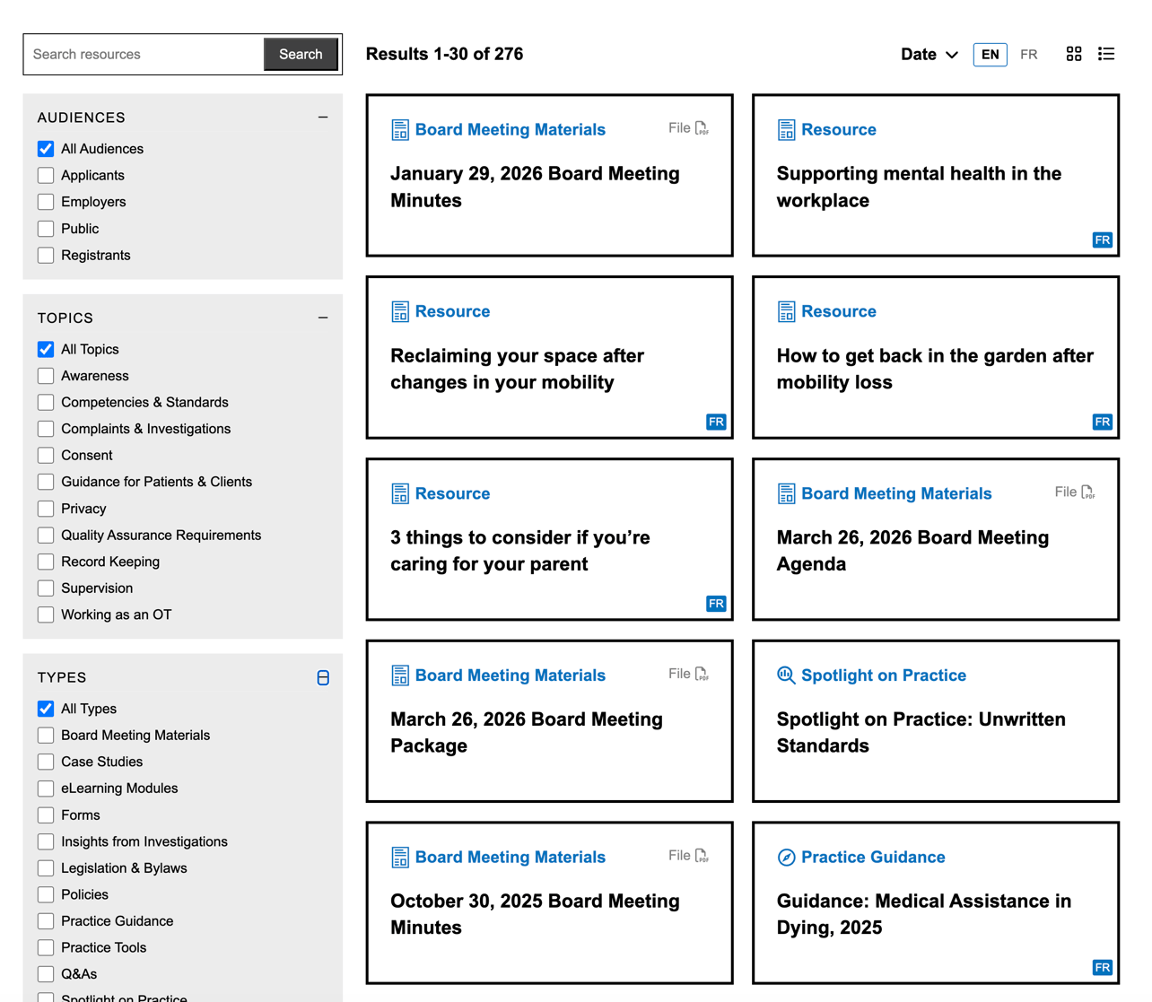 COTO Resource Library