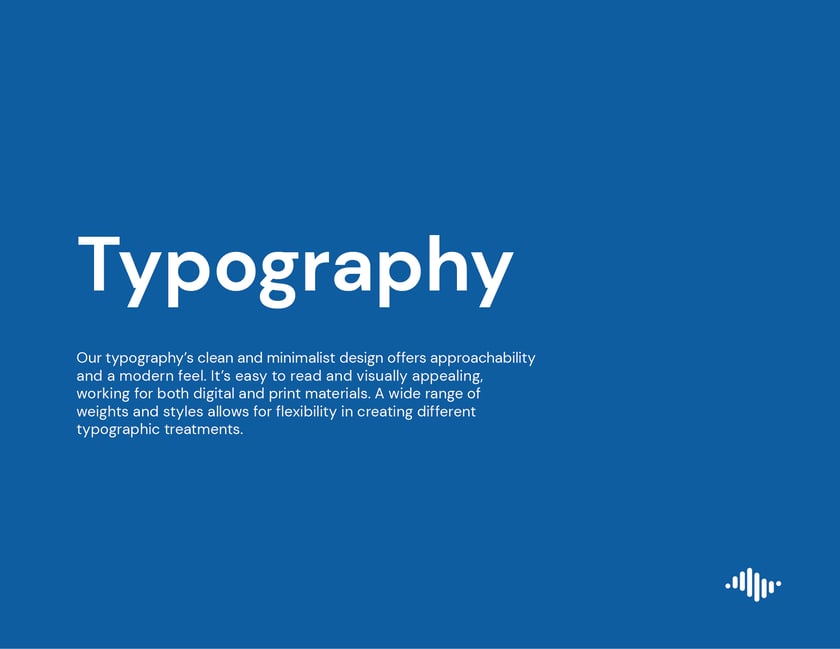 Northern Lights College brand guidelines, page 24: “Typography” section opener.