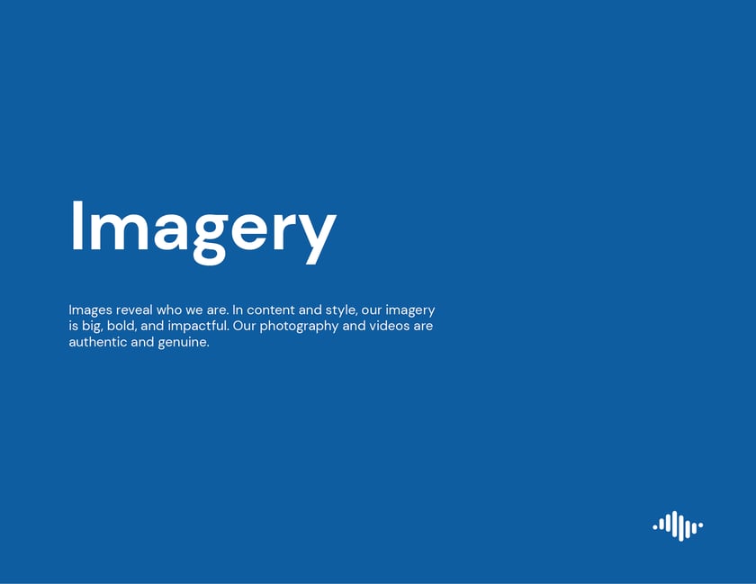 Northern Lights College brand guidelines, page 28: “Imagery” section opener.