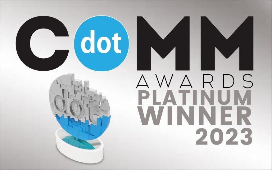 dot Comm Awards Platinum Winner 2023
