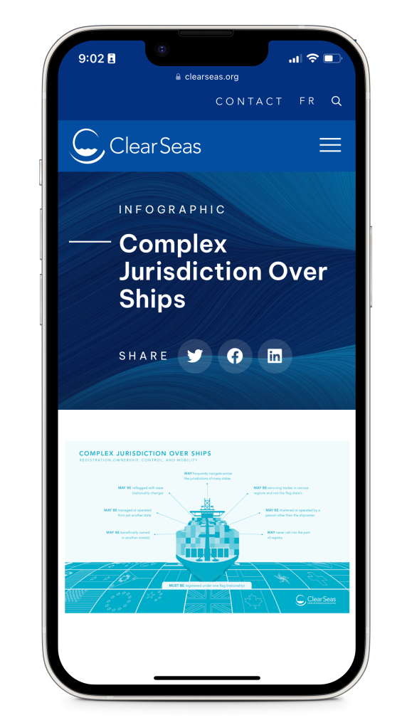 An iPhone mockup showing an example of a research article on a smartphone.