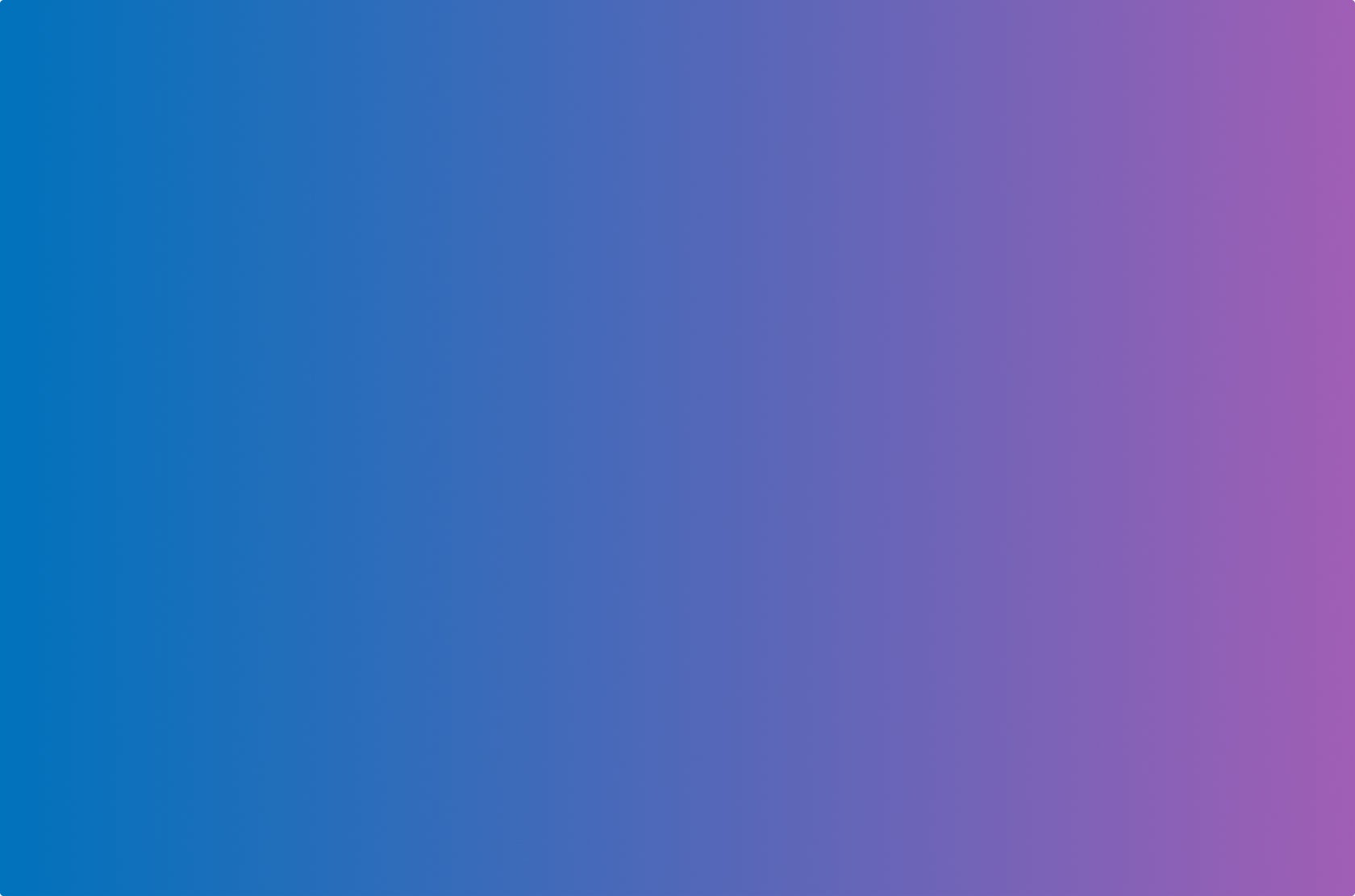 Gradient in COTO blue to purple