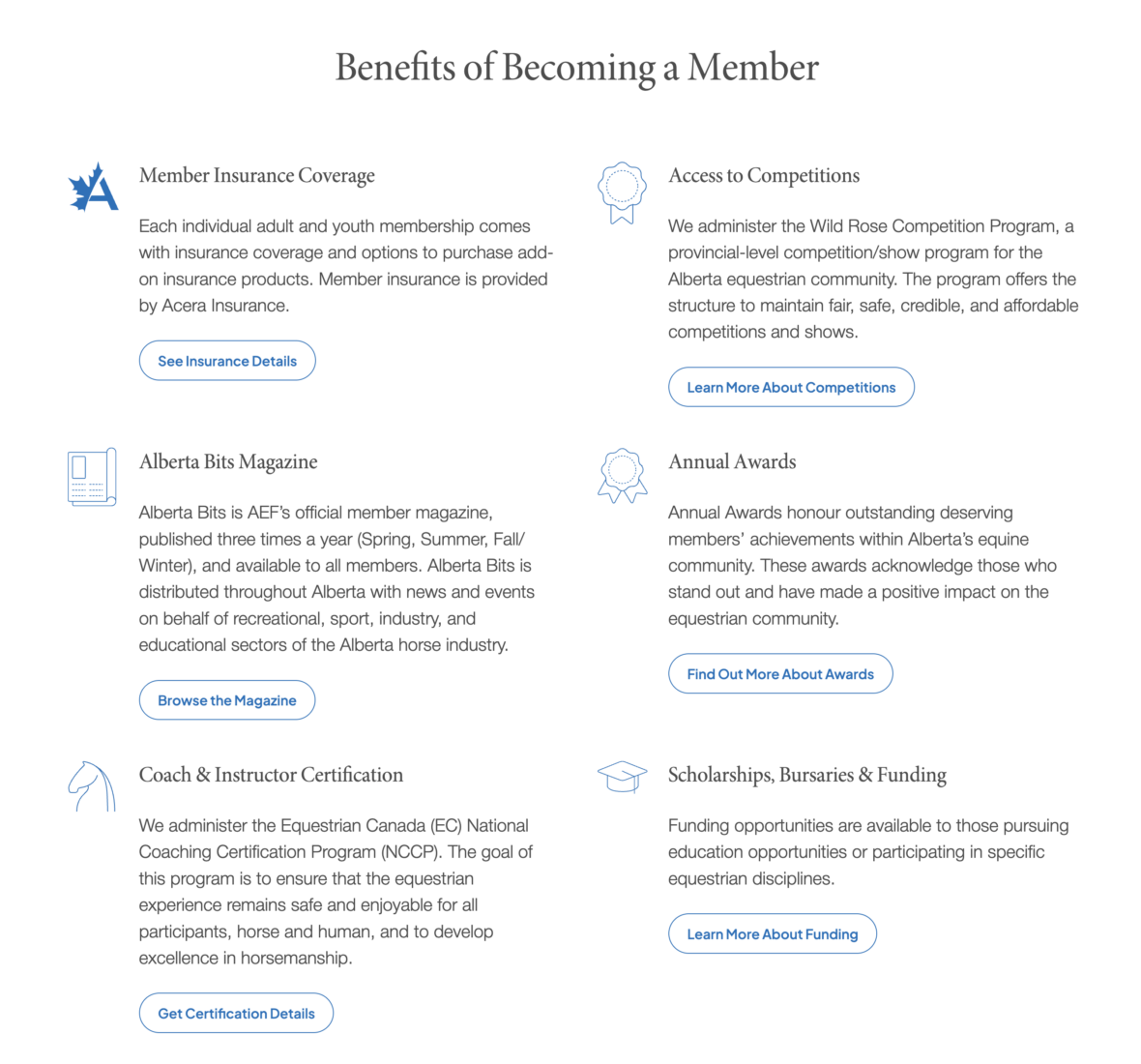 The Benefits of Membership of AEF